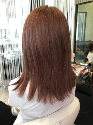 ミディアム カラー ヘアアレンジ 大塚 貴之のヘアスタイル