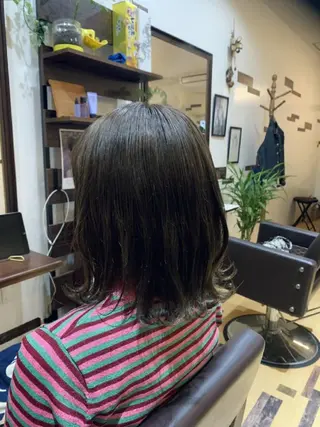 ミディアム カラー サトウ シューイチのヘアスタイル