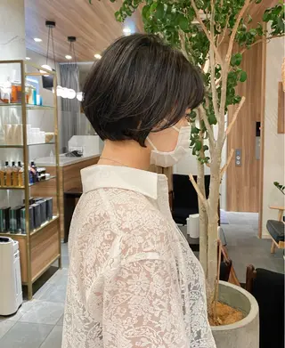 ショート パーマ 🍃服部 雅哉🍃銀座◎のヘアスタイル