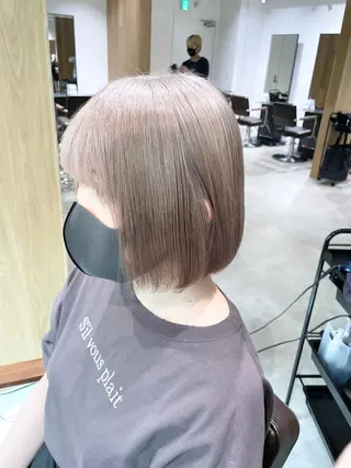 ミディアム カラー レイヤー/ハッシュ 渋谷/サッタのヘアスタイル