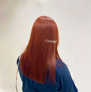 ミディアム カラー 💗暖色/ブリーチ/ レイヤー/横浜/メイのヘアスタイル