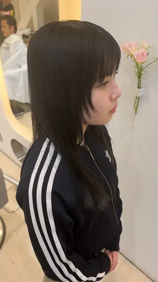 ミディアム カラー パーマ ヘアアレンジ メンズ 堀井 凌平のヘアスタイル