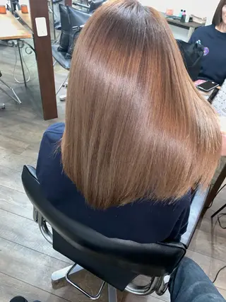 ミディアム 縮毛矯正/髪質改善 井上智秀のヘアスタイル