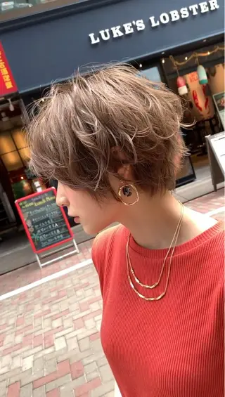 ショート パーマ お悩み解決ひし形 ショート✂️　イガワのヘアスタイル