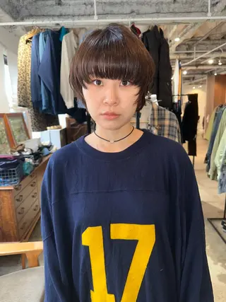 ショート ナチュラル/レイヤー 磯飛⭐️慎之介のヘアスタイル