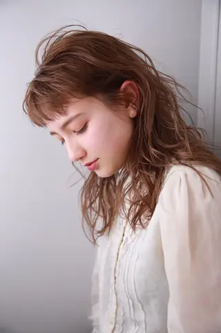 ショート カラー パーマ レイヤーカット✂️ 横浜No1♡下鳥翔子のヘアスタイル