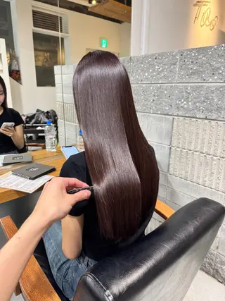 ロング 岩尾 凪のヘアスタイル