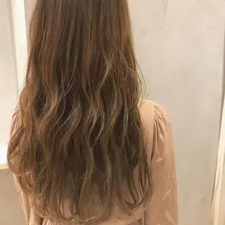 ロング カラー 高井瑠華🌼 ストカールカット特化のヘアスタイル