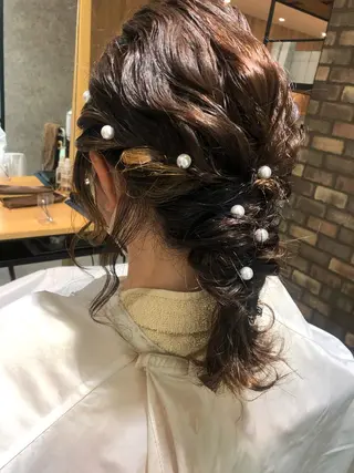 ミディアム 阿部 玲奈のヘアスタイル
