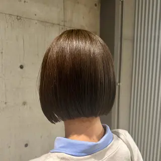 ミディアム カラー ヘアアレンジ ボブ×透明感カラー 特化・リクト💥のヘアスタイル