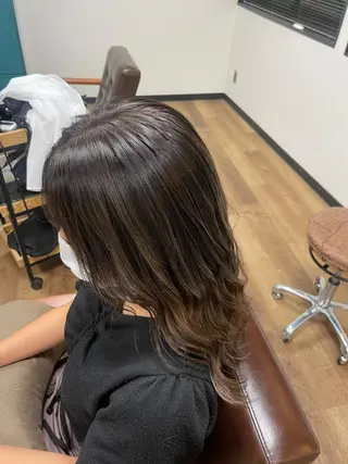 セミロング 山﨑 大二郎のヘアスタイル