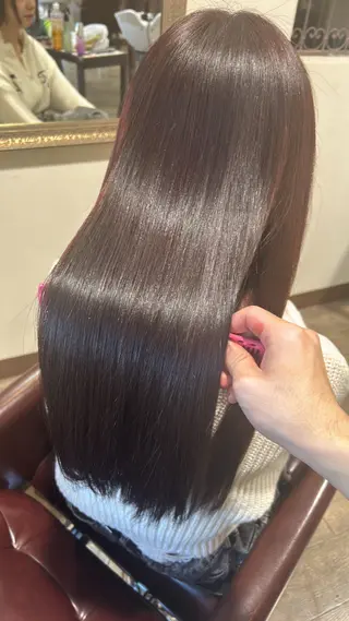 ロング カラー 💫レイヤーカット✨ 透明感カラー工藤雄大のヘアスタイル