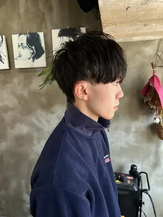 ショート メンズ 木村陸弥🌿似合わせ 再現性メンズヘアのヘアスタイル