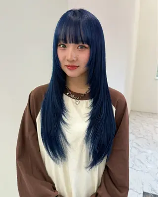 ロング カラー トレンド×デザイン DEAN岡崎店のヘアスタイル