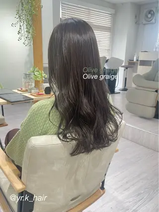 ロング カラー 赤味消し.髪質改善 🌿𝘠𝘜𝘙𝘐のヘアスタイル