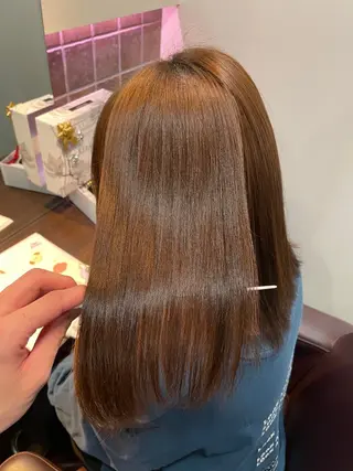 ミディアム 阿部 祥大のヘアスタイル