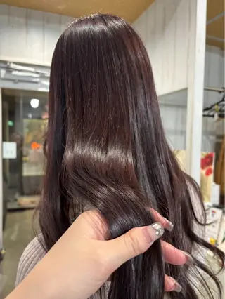 ロング カラー リト /渋谷/ハイトーンのヘアスタイル
