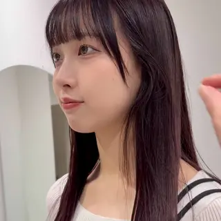 ロング カラー 🍊暖色×顔周り 🍊cocoroのヘアスタイル