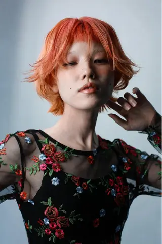 カラー 小田 晃瑛のヘアスタイル