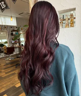 ロング カラー 🌸小掛🌸 豊橋外国人風カラーのヘアスタイル