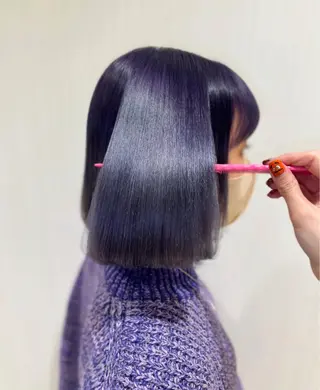 ミディアム カラー 銀座/カラー 🎀momo🎀のヘアスタイル