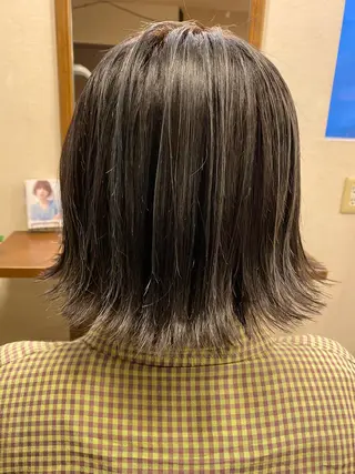 ミディアム カラー liL  hair サトウリョウタのヘアスタイル
