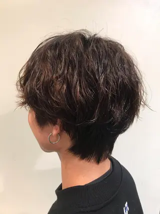 ショート パーマ メンズ 烏丸韓国ヘア🇰🇷 ayaka🎀のヘアスタイル