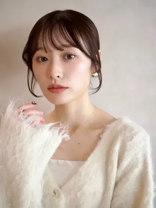 ミディアム カラー 越後 遥/ 透明感カラー🪞🤍のヘアスタイル