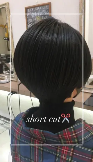 ショート 縮毛矯正/髪質改善/ 艶髪ササキナツミのヘアスタイル