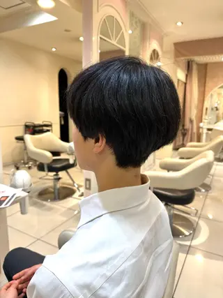 メンズ ツヤ重視 ワンカラー🫧Mioのヘアスタイル