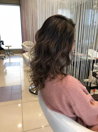 ミディアム カラー 大塚 貴之のヘアスタイル