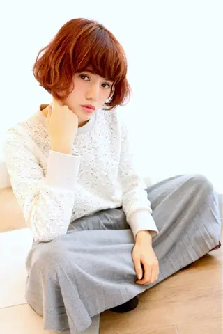 ショート カラー パーマ TOPstylist ✂️フセケイタ✂️のヘアスタイル
