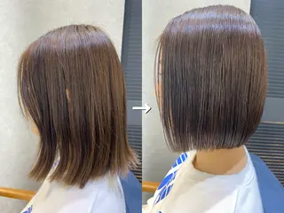 ショート ✨似合わせボブ✨ 縮毛矯正のヘアスタイル