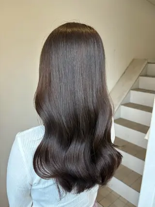 ロング カラー カットパーマモデル 募集中🧺アンジュのヘアスタイル
