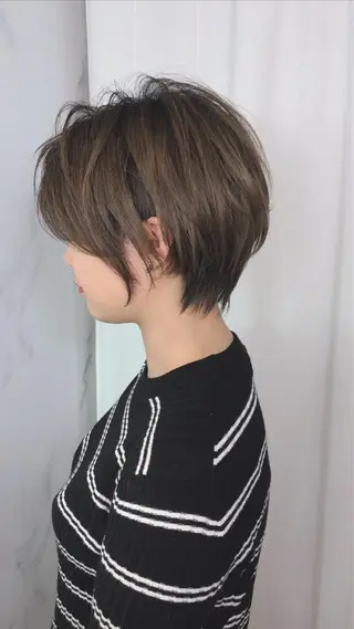 ショート カラー パーマ ヘアアレンジ キッズ ネイル マツエク・マツパ ショートの神✨AFL OAT 井上康平のヘアスタイル