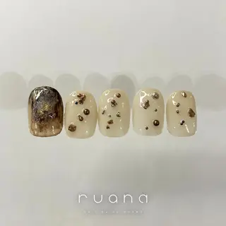 ネイル ニュアンスネイル🧡 rionaのネイルデザイン