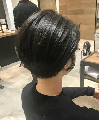ショート カラー ヘアアレンジ 似合わせレイヤー/ 美髪縮毛矯正/ミナエのヘアスタイル
