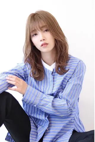 ロング 尾前 了守のヘアスタイル