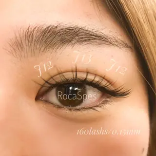 マツエク・マツパ RocaSpes +Eyeのマツエク・マツパデザイン