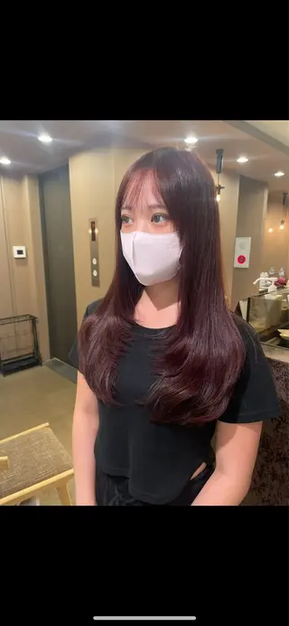 ロング 髙橋 真香のヘアスタイル