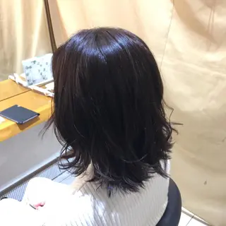 ミディアム カラー 髪質改善/艶髪/大竹 穂香🦉のヘアスタイル