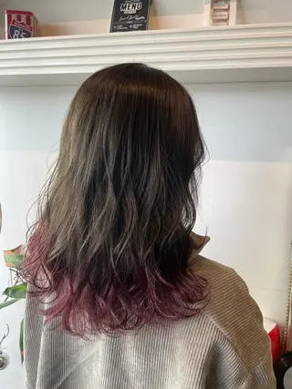 セミロング カラー 💐パーソナルカラー /市橋加菜💐のヘアスタイル