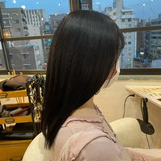 ロング 清水 美雪のヘアスタイル