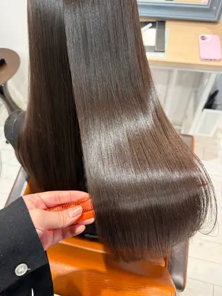 ロング 🍊髪質改善🍊縮毛 矯正🍊濱野紗奈🍊のヘアスタイル