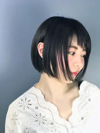 ショート 縮毛矯正×髪質改善 店長　DAITOのヘアスタイル