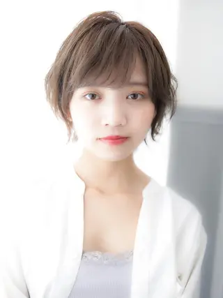 ショート カラー レイヤーカット✂️ 横浜No1♡下鳥翔子のヘアスタイル