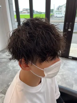パーマ メンズ ⚡️メンズ/波巻き/ 片岡篤宣/水戸⚡️のヘアスタイル