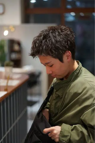 メンズ Cre’de  hair’s 姪浜所属・波夛野浩己 /クレーデヘアーズのヘアスタイル