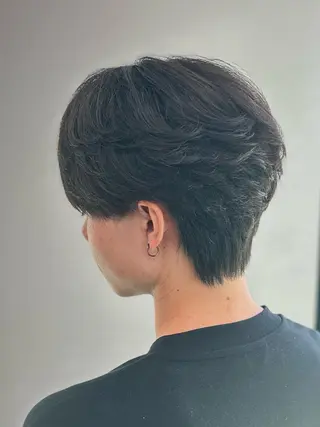 ショート パーマ 博多メンズサロン 田中のヘアスタイル
