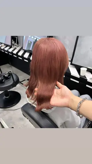 ミディアム 縮毛矯正・髪質改善 特化 出納 直起のヘアスタイル